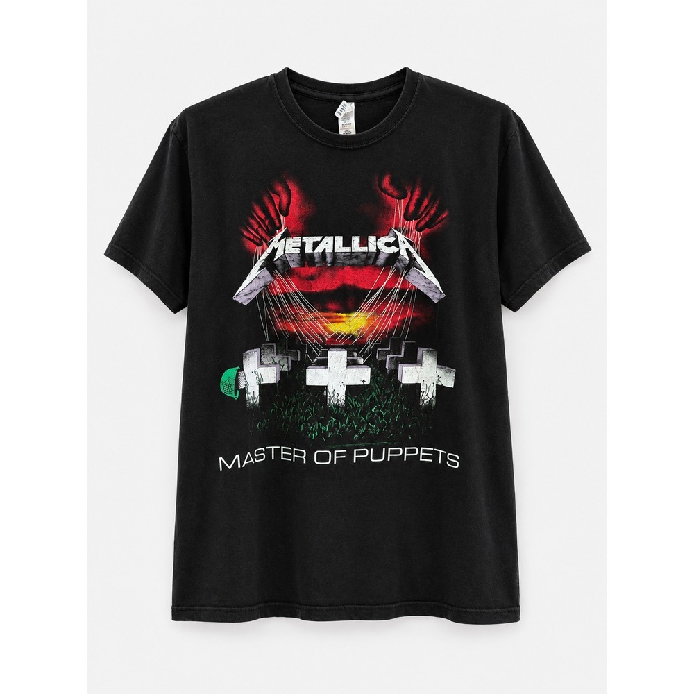 Metallica Master of Puppets Shirt Mens‎ M Black Licensed Graphic Tee 2013